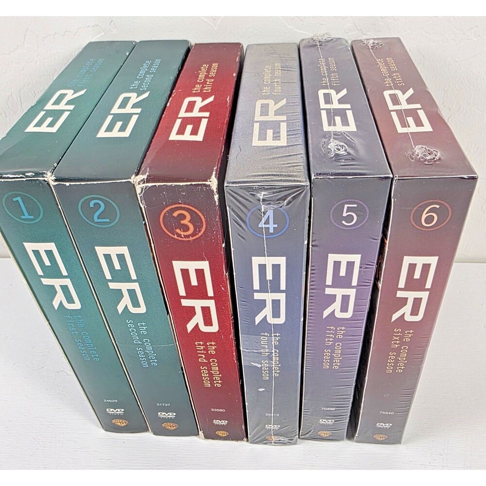ER Seasons 1-6 (DVD Lot) - Widescreen, Extras, Region 1 -- 1-3 Used, 4-6 NEW